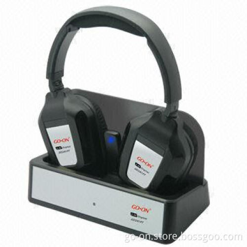 2.4GHz Wireless TV and PC Headphone with 50Hz to 8kHz Mic Frequency Response